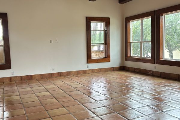 16X16" Saltillo Tile in the Natural Color.