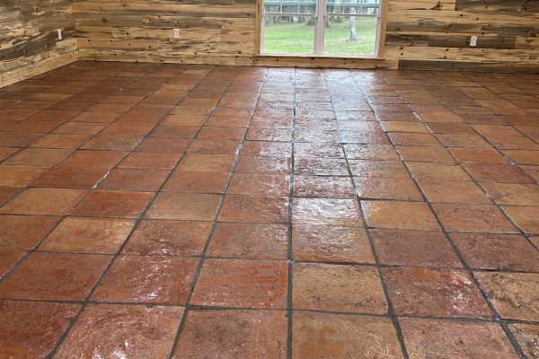 16X16 Terracotta Tile on Beautiful Home in Luisiana