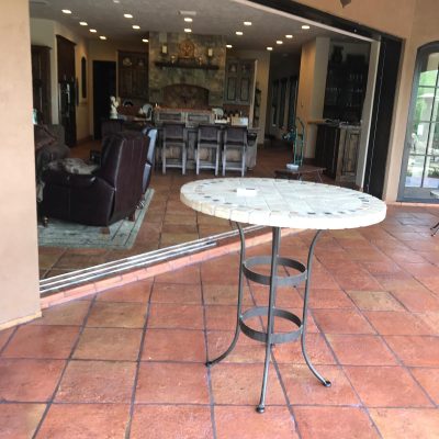 16X16 Heritage Terracotta tile in the natural color for interior and exterior